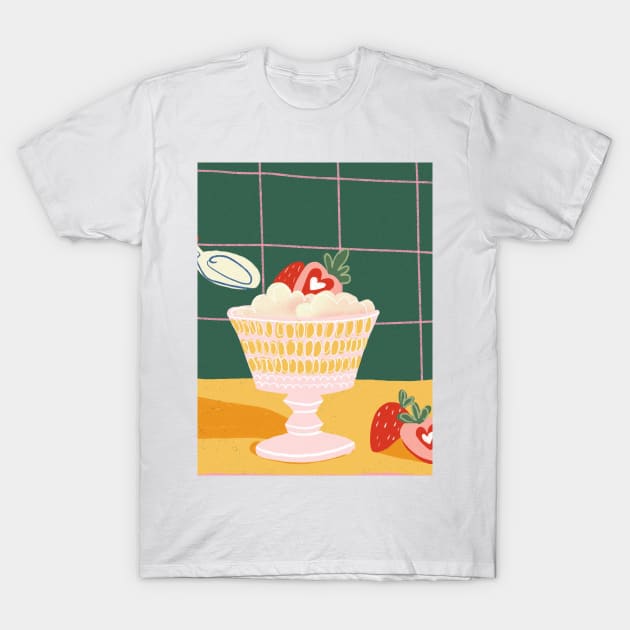 Ice Cream Lover T-Shirt by Gigi Rosado